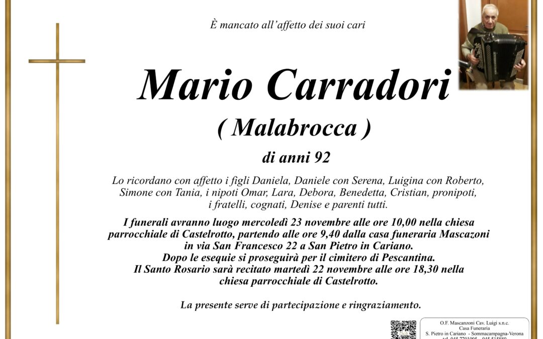 CARRADORI MARIO