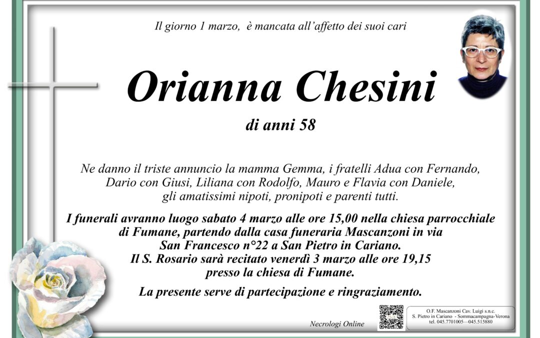 CHESINI ORIANNA