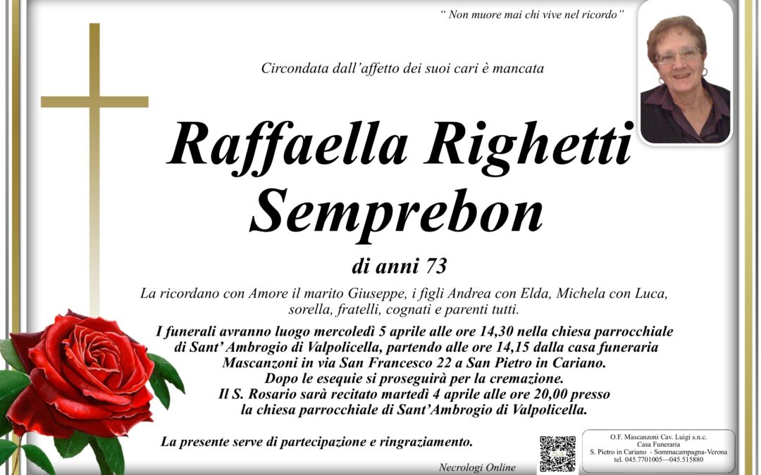 RIGHETTI SEMPREBON RAFFAELLA