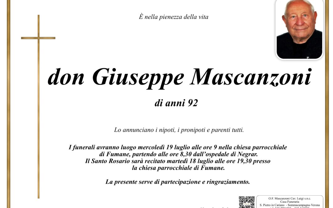 DON MASCANZONI GIUSEPPE