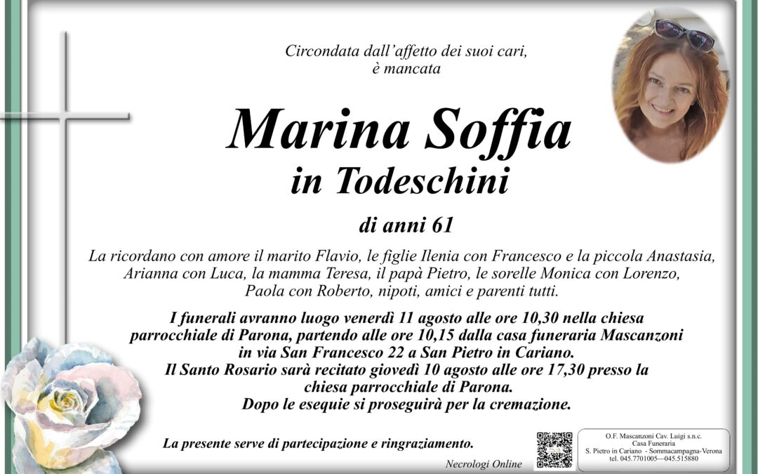 SOFFIA MARINA IN TODESCHINI