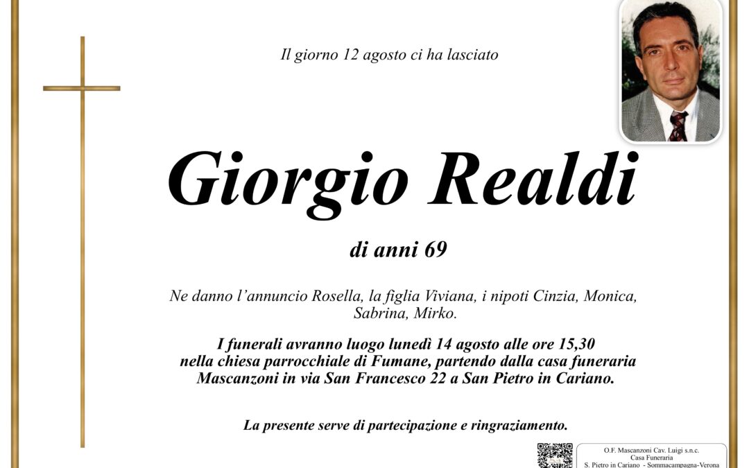 REALDI GIORGIO