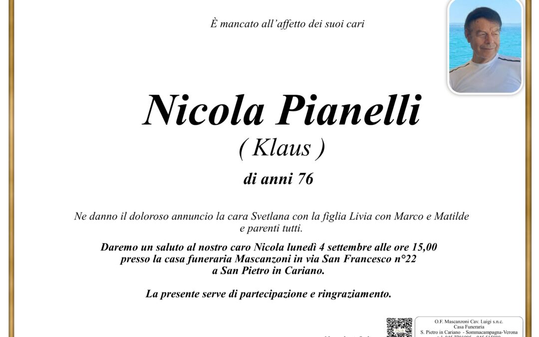 PIANELLI NICOLA