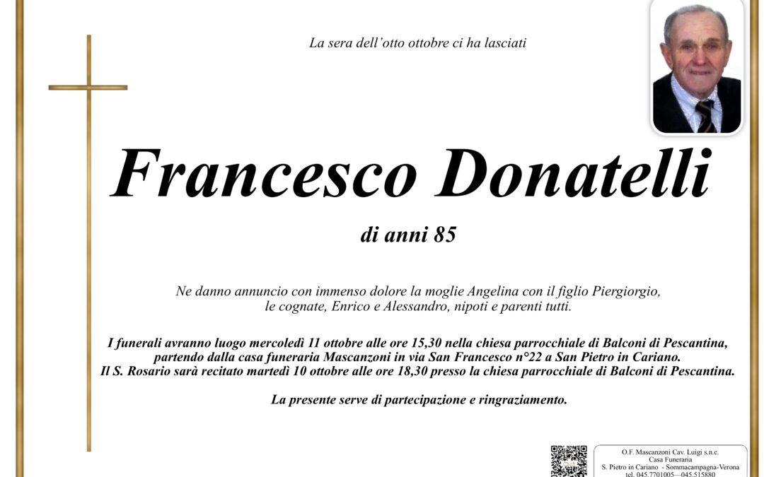 DONATELLI FRANCESCO