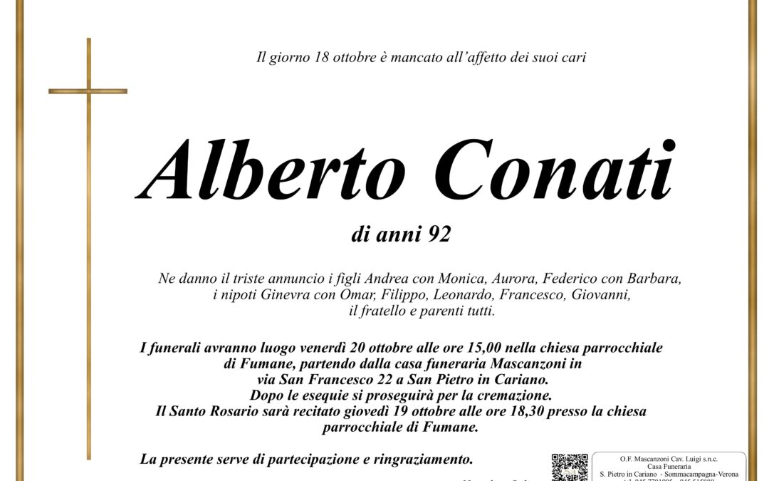 CONATI ALBERTO