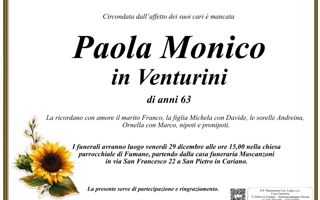 MONICO PAOLA IN VENTURINI