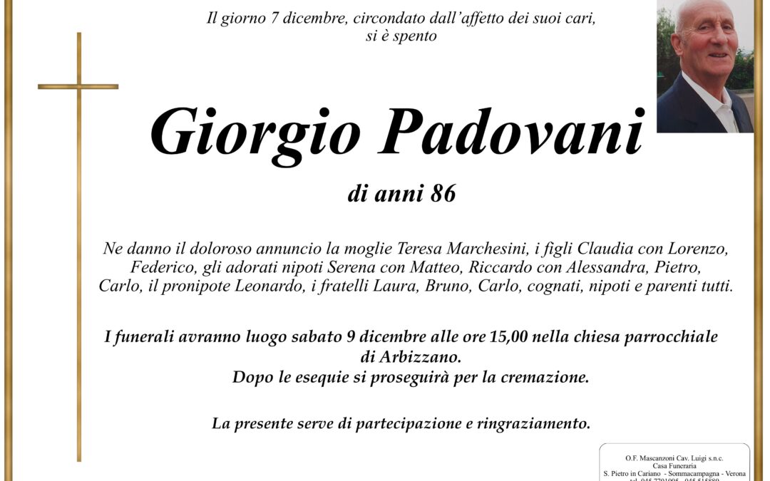 PADOVANI GIORGIO