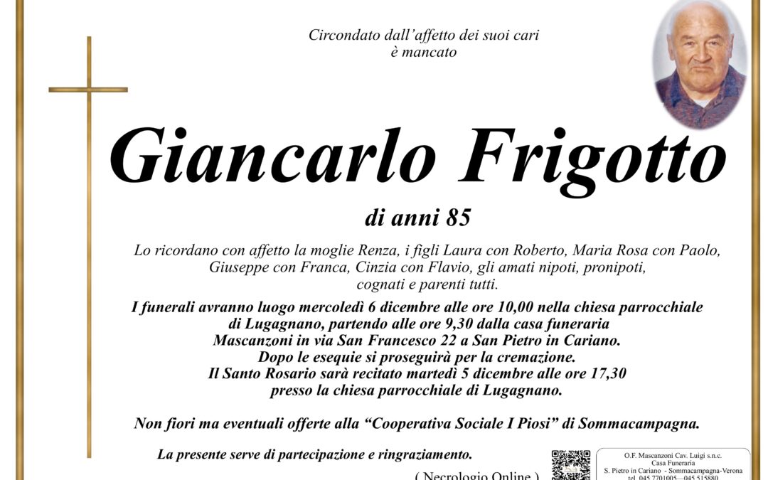 FRIGOTTO GIANCARLO