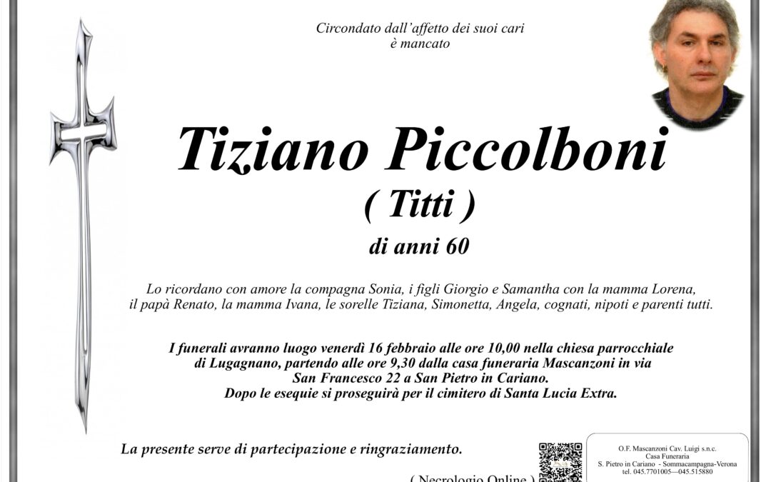 PICCOLBONI TIZIANO