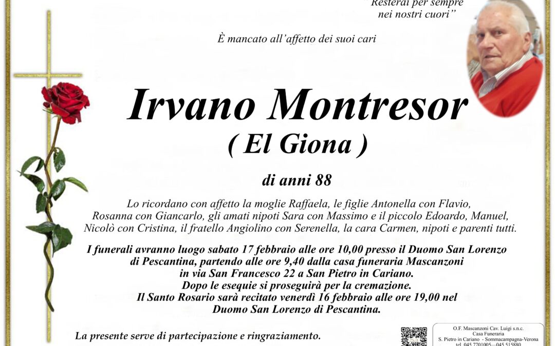 MONTRESOR IRVANO