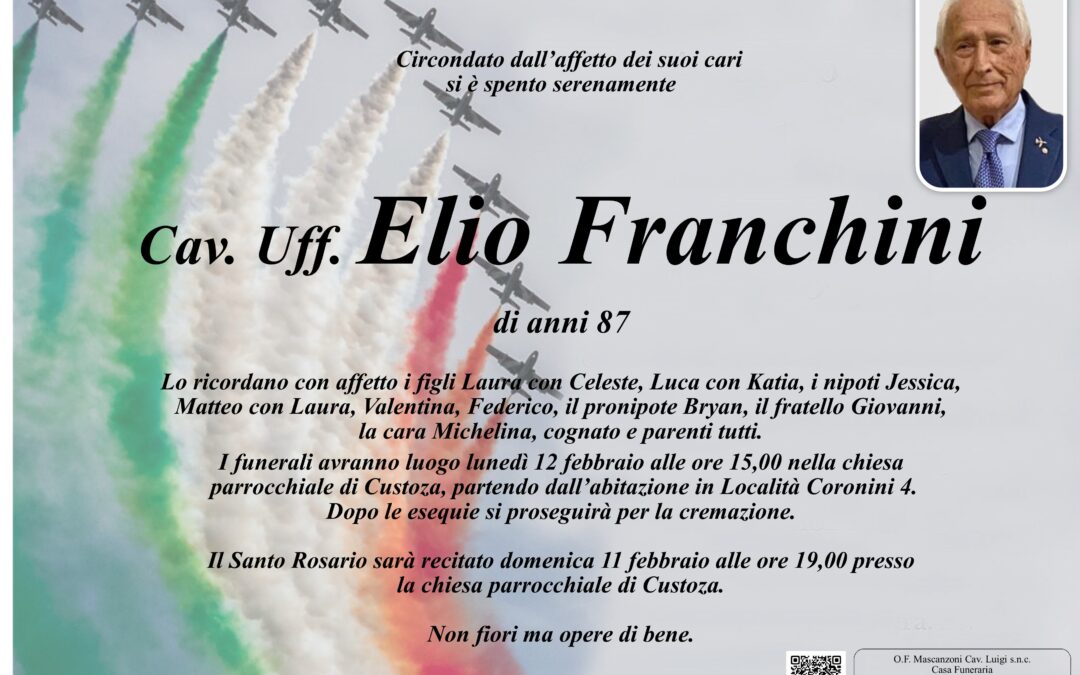 Cav. Uff. FRANCHINI ELIO