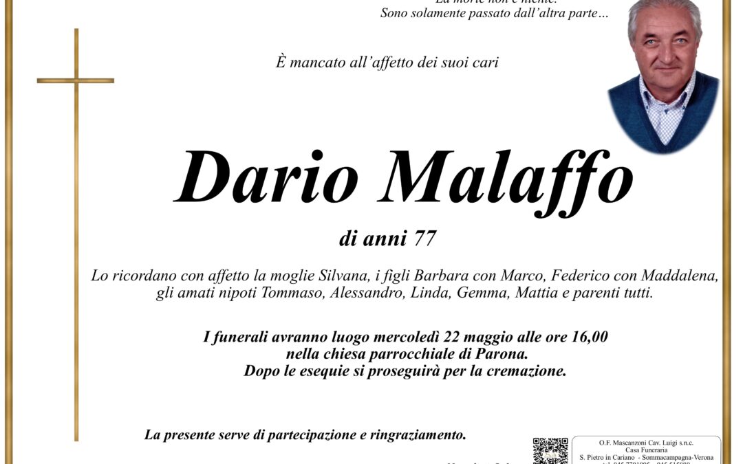 MALAFFO DARIO