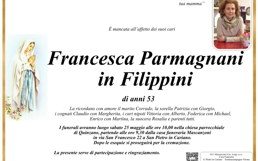 PARMAGNANI FRANCESCA IN FILIPPINI