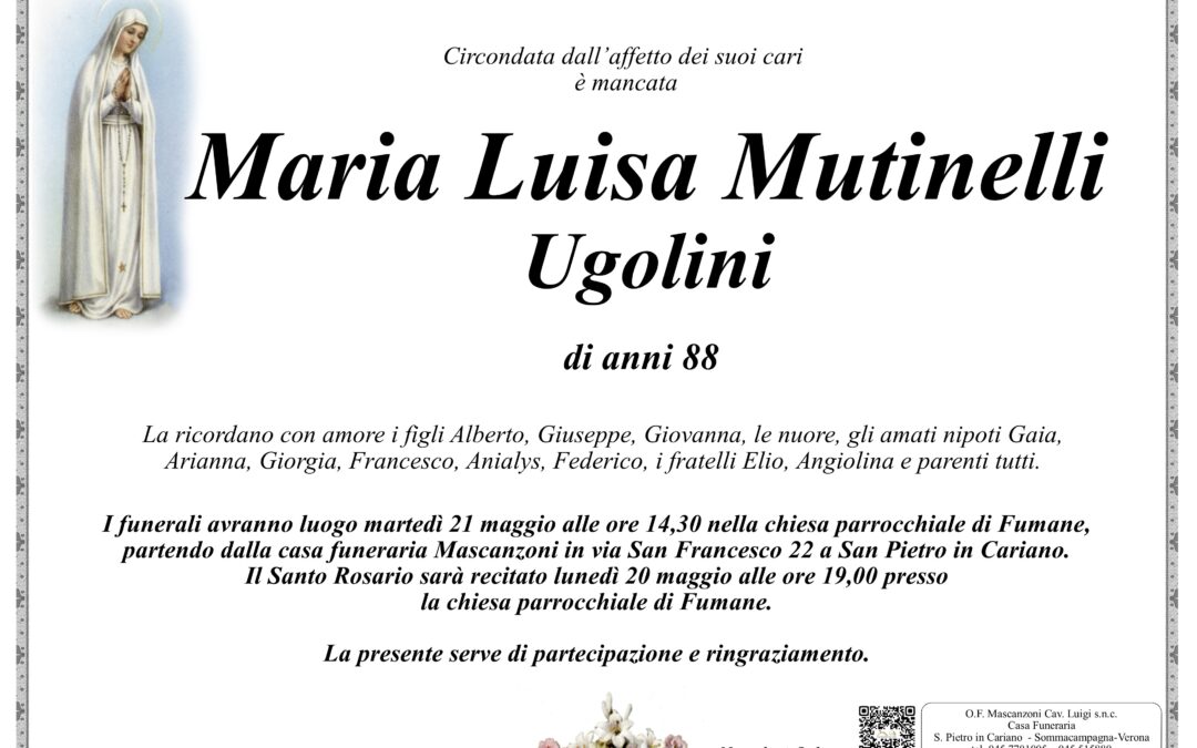 MUTINELLE UGOLINI MARIA LUISA