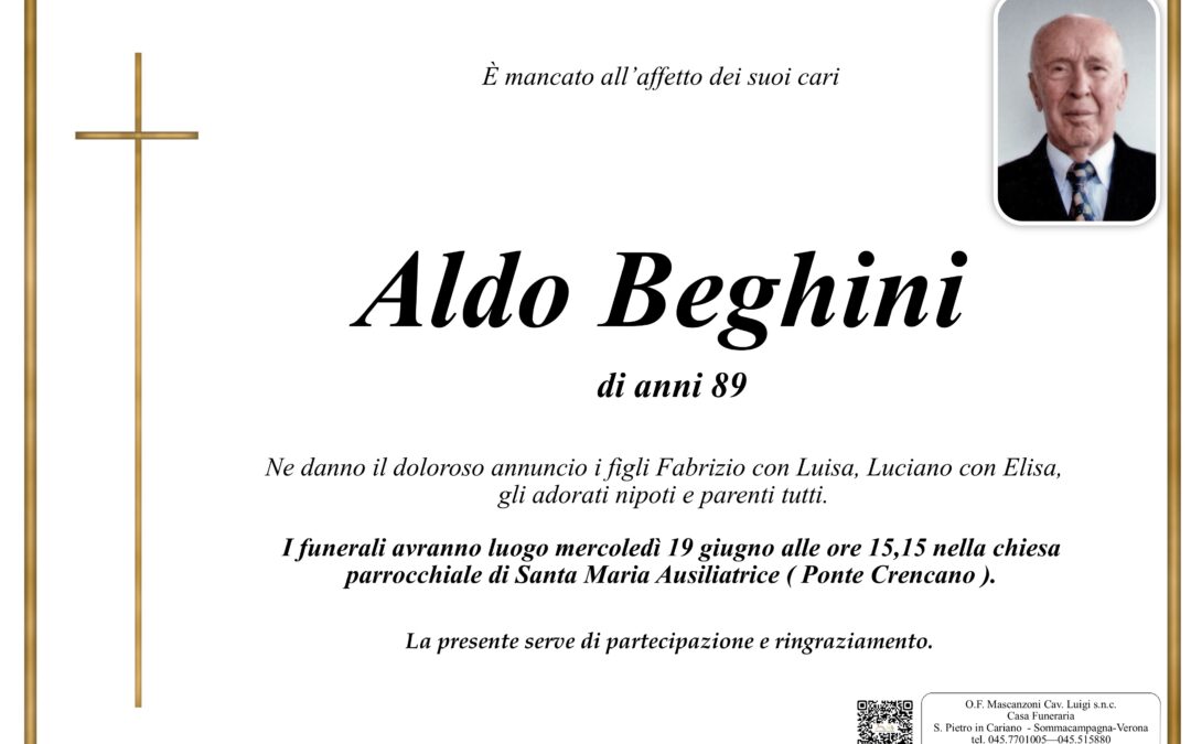 BEGHINI ALDO