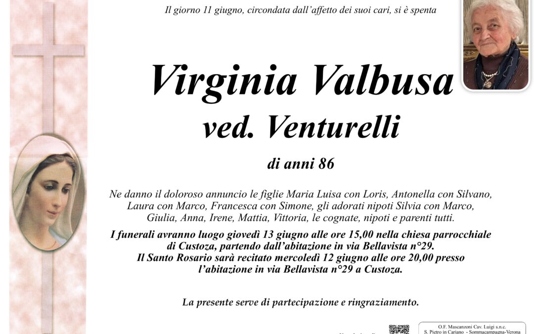 VALBUSA VIRGINIA VED. VENTURELLI