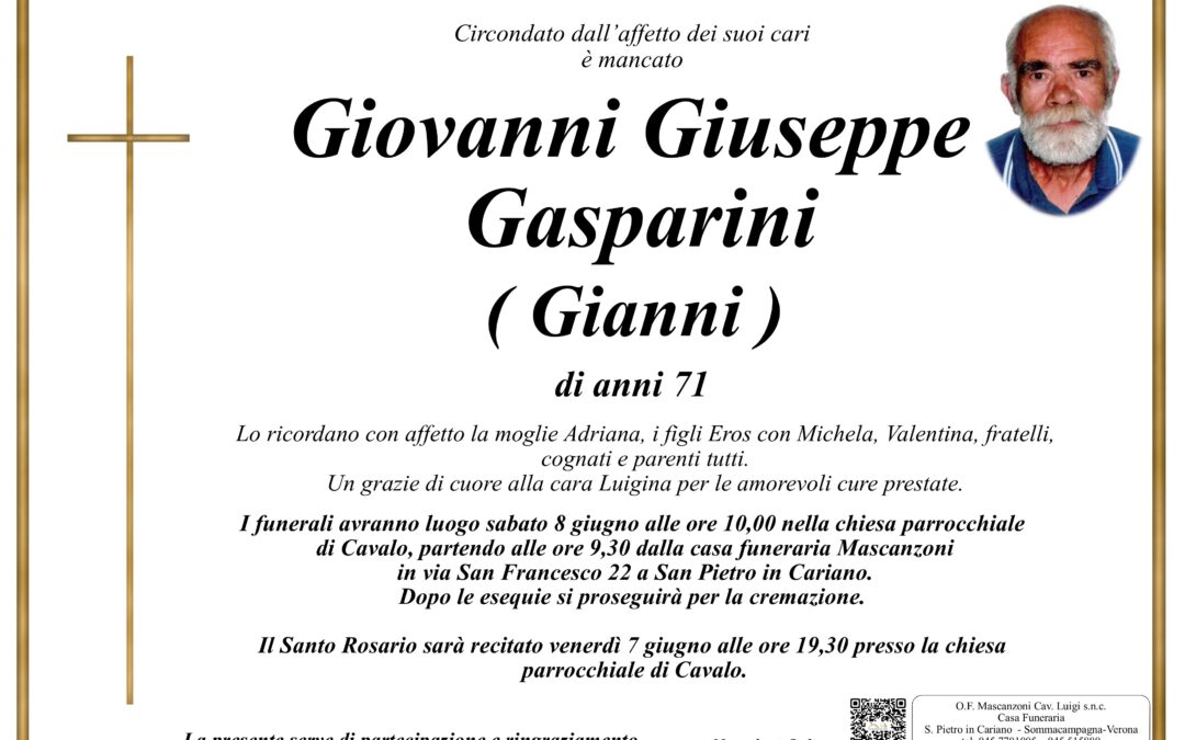 GASPARINI GIOVANNI GIUSEPPE