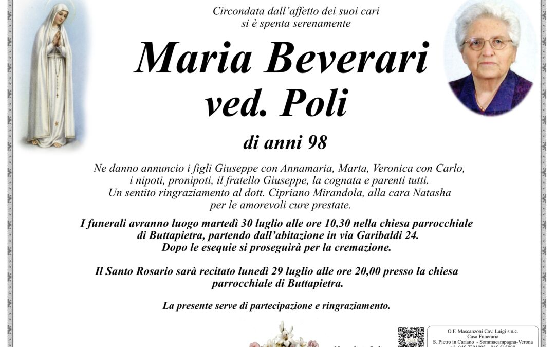 BEVERARI MARIA VED. POLI