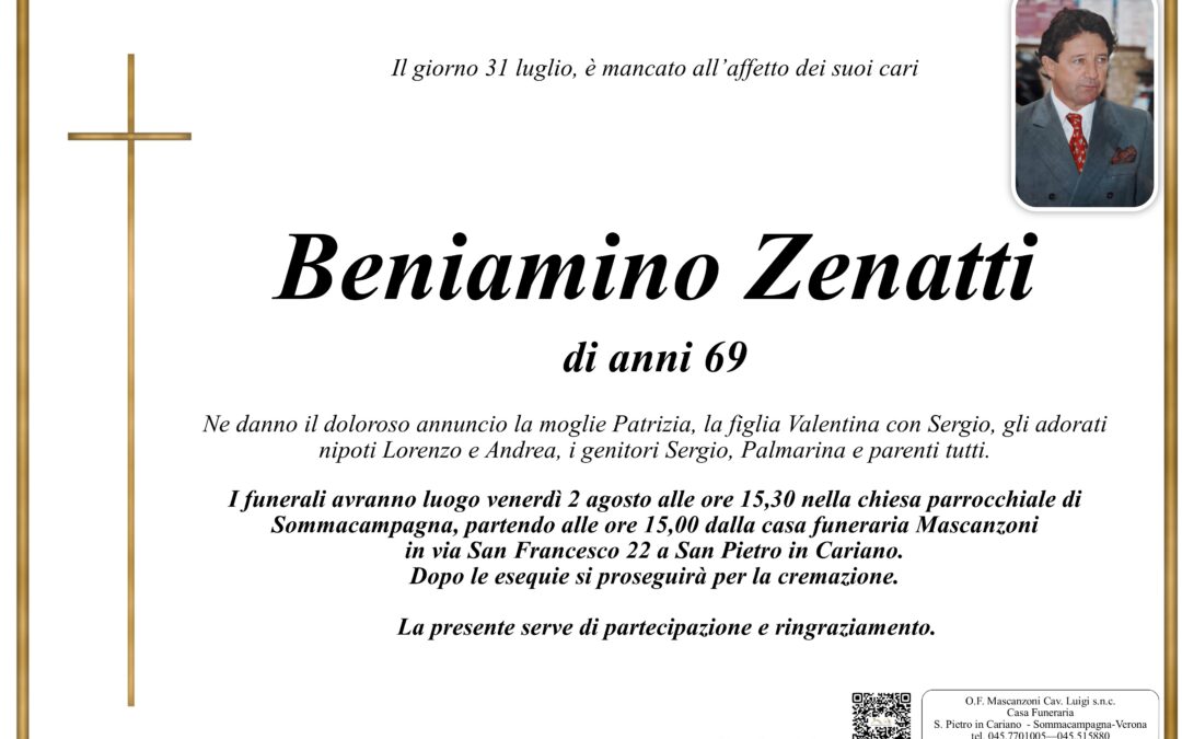 ZENATTI BENIAMINO