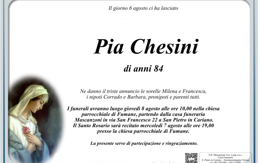 CHESINI PIA