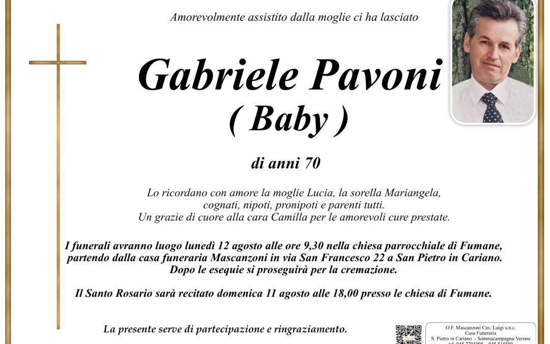 PAVONI GABRIELE