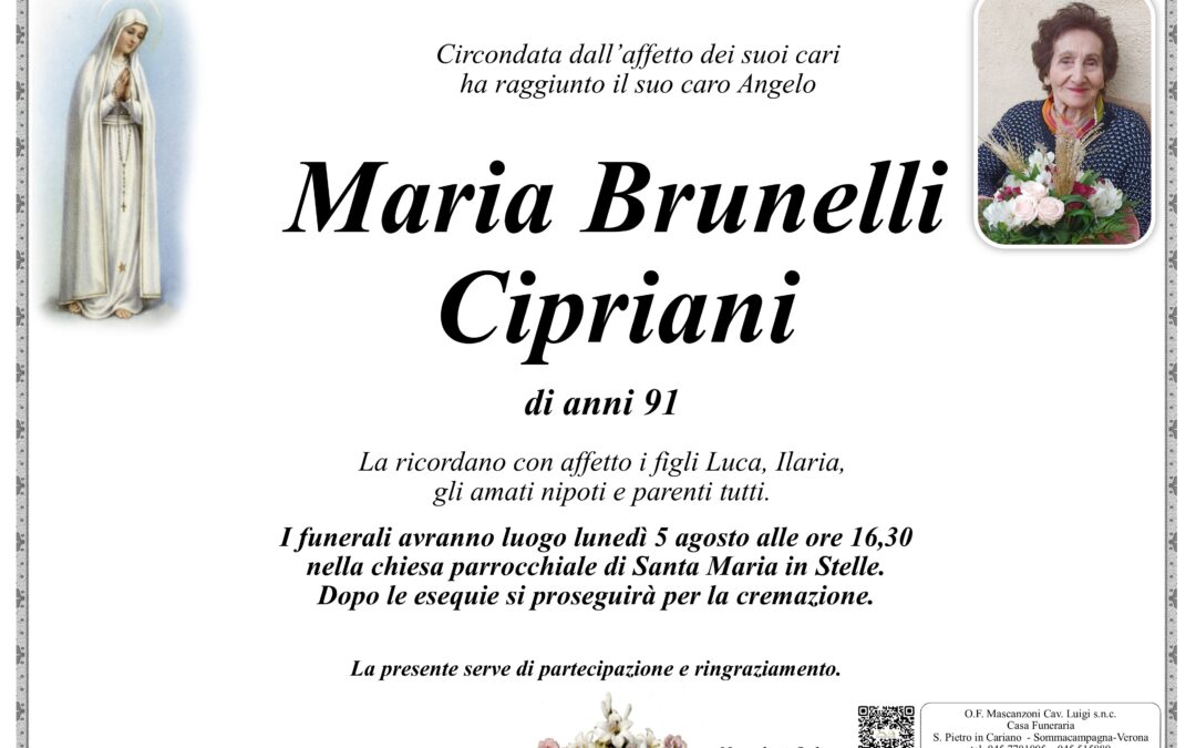 BRUNELLI CIPRIANI MARIA