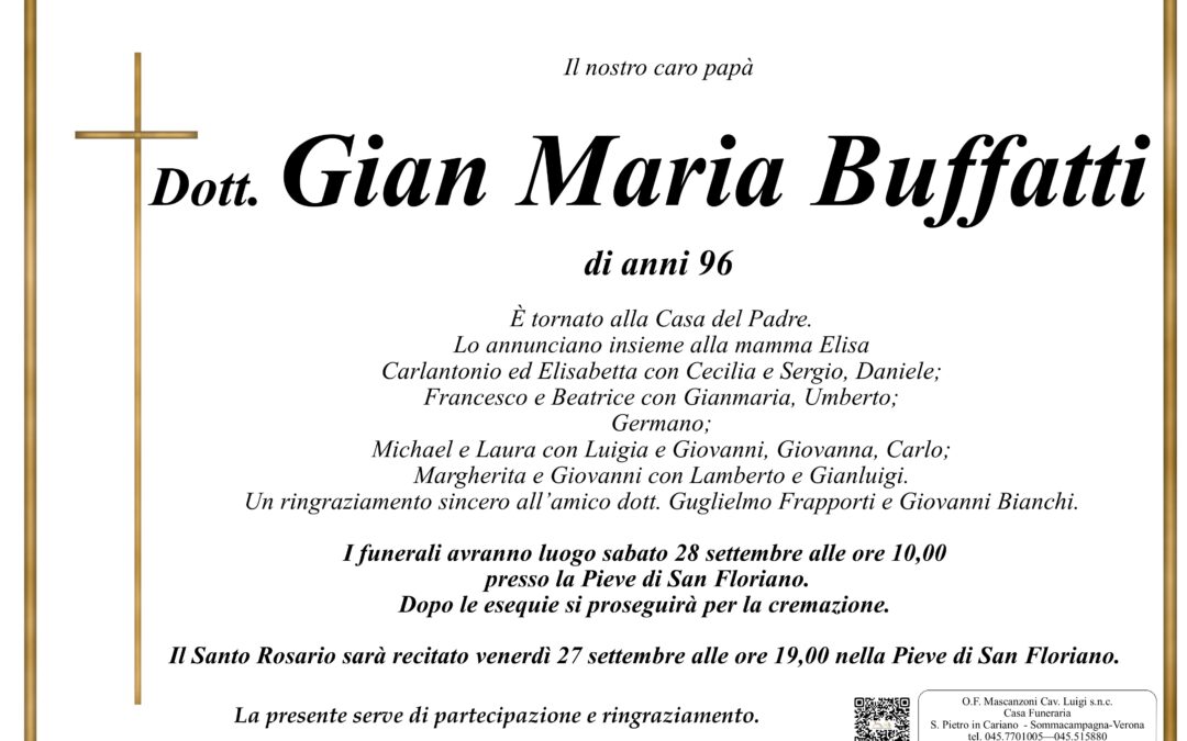 BUFFATTI GIAN MARIA