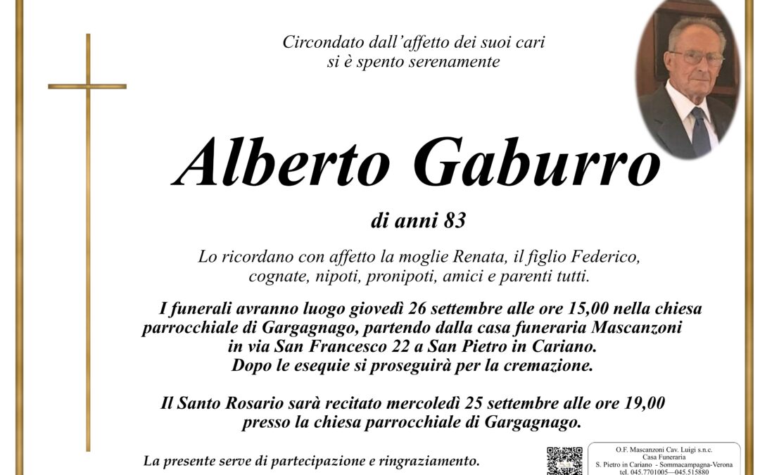 GABURRO ALBERTO