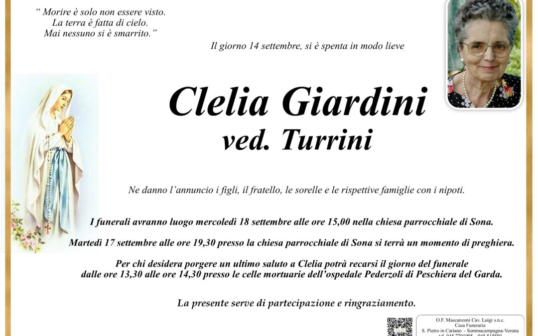 GIARDINI CLELIA VED. TURRINI