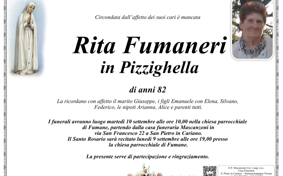 FUMANERI RITA IN PIZZIGHELLA