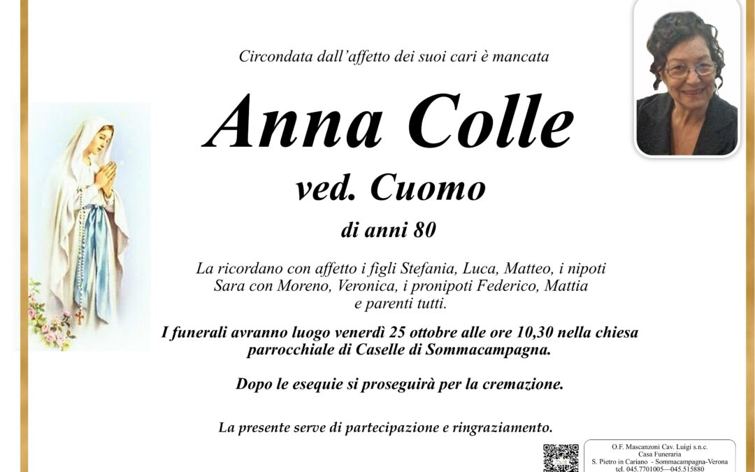 COLLE ANNA VED CUOMO