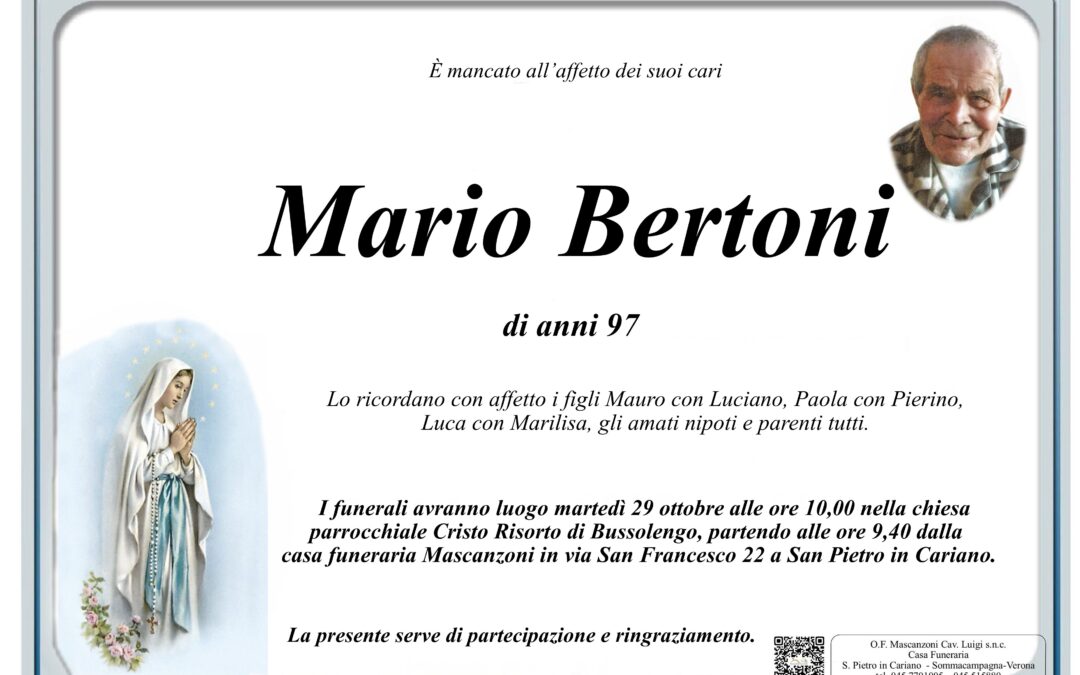 BERTONI MARIO