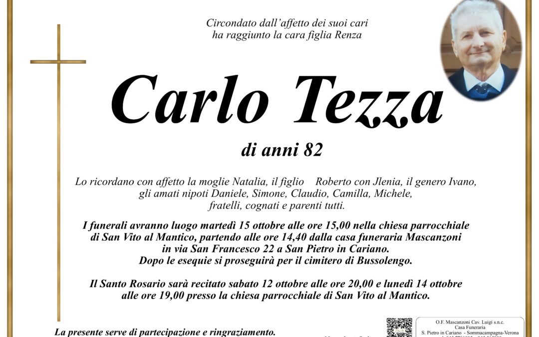 TEZZA CARLO