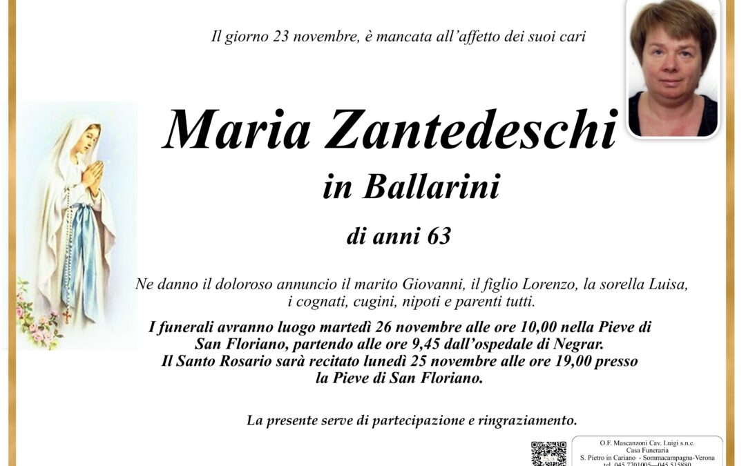 ZANTEDESCHI MARIA