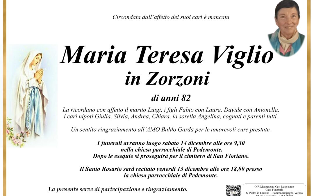 VIGLIO MARIA TERESA