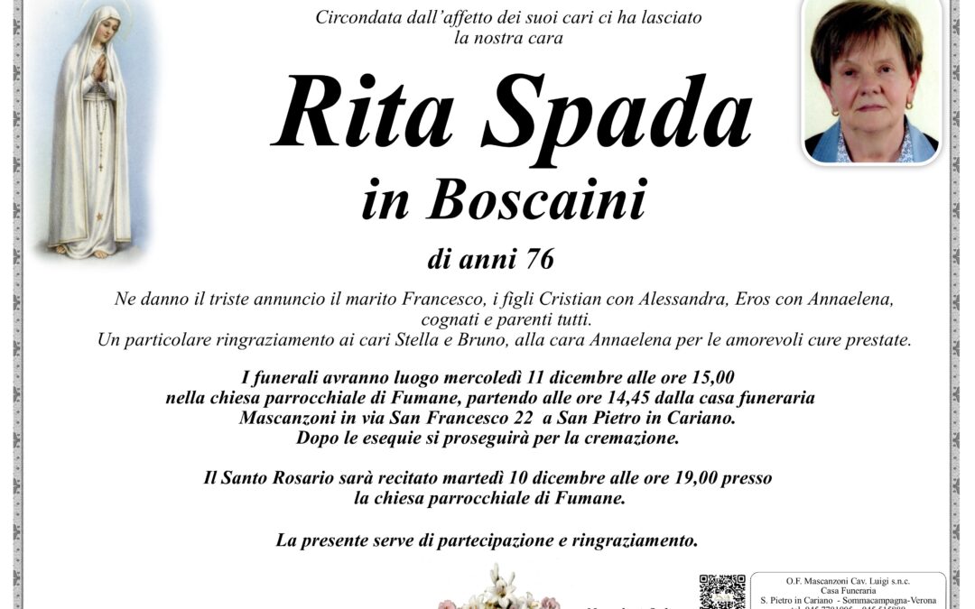 SPADA RITA IN BOSCAINI