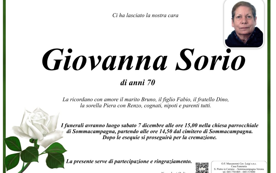 SORIO GIOVANNA