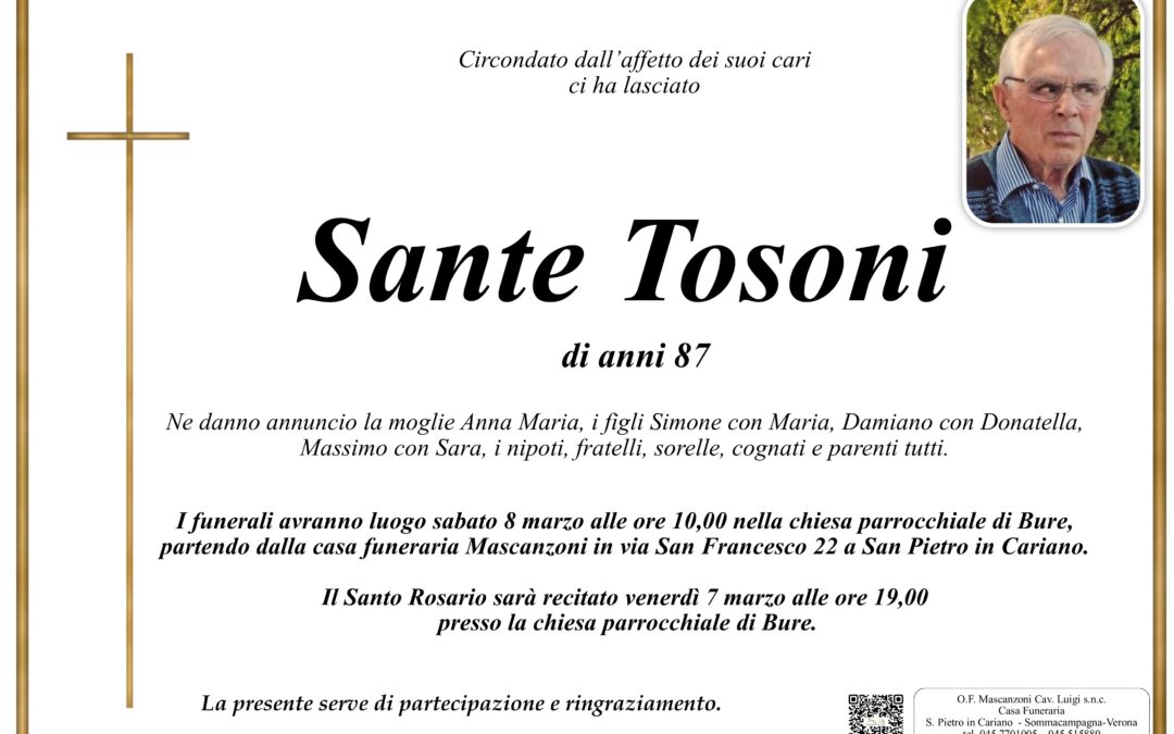 TOSONI SANTE