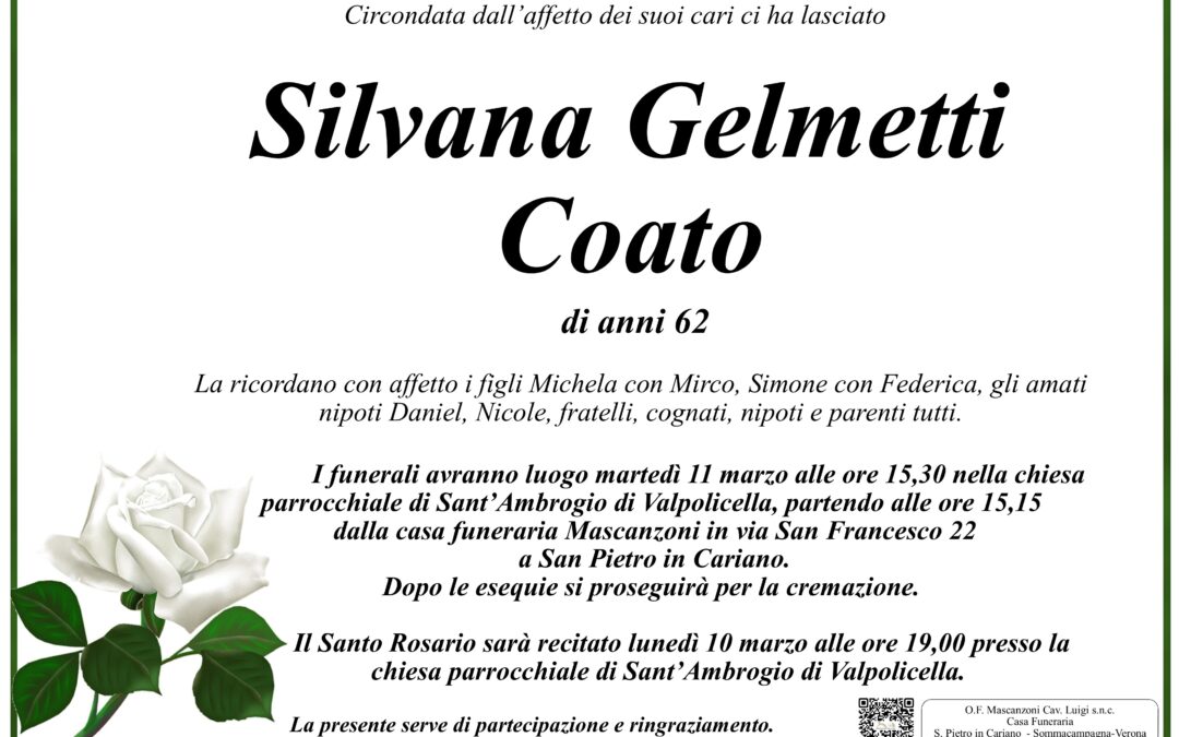 GELMETTI COATO SILVANA