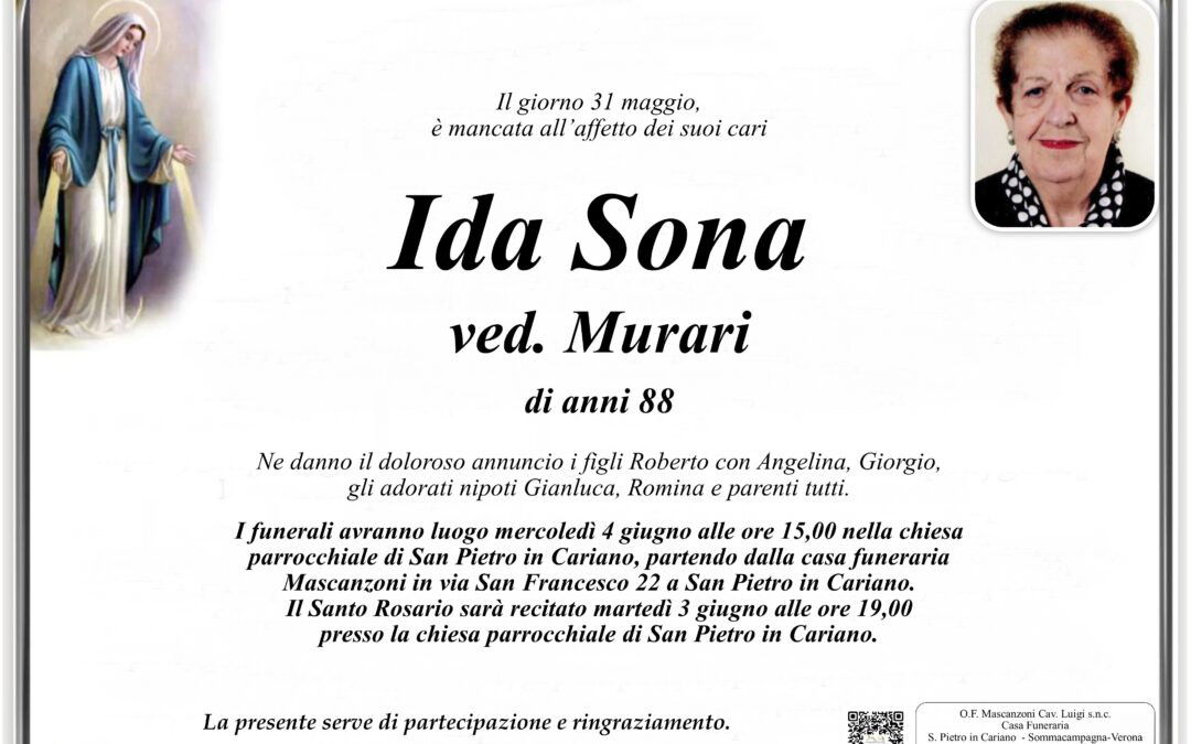 SONA IDA VED. MURARI