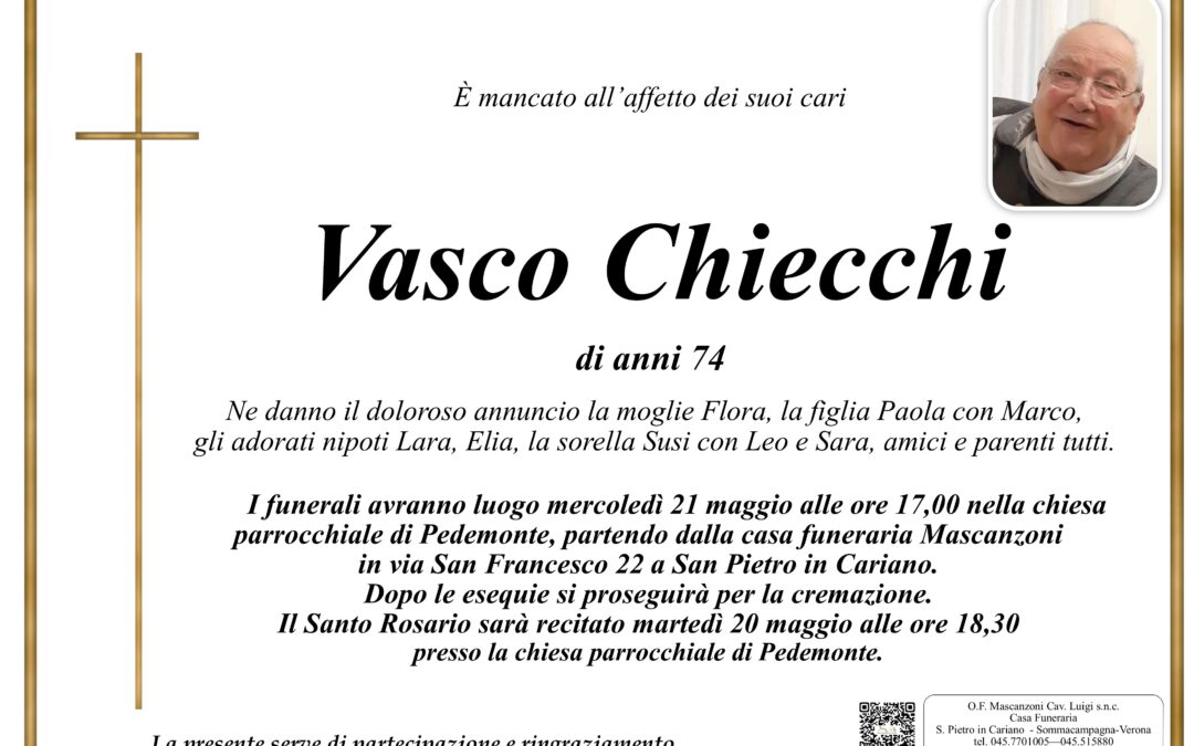 CHIECCHI VASCO