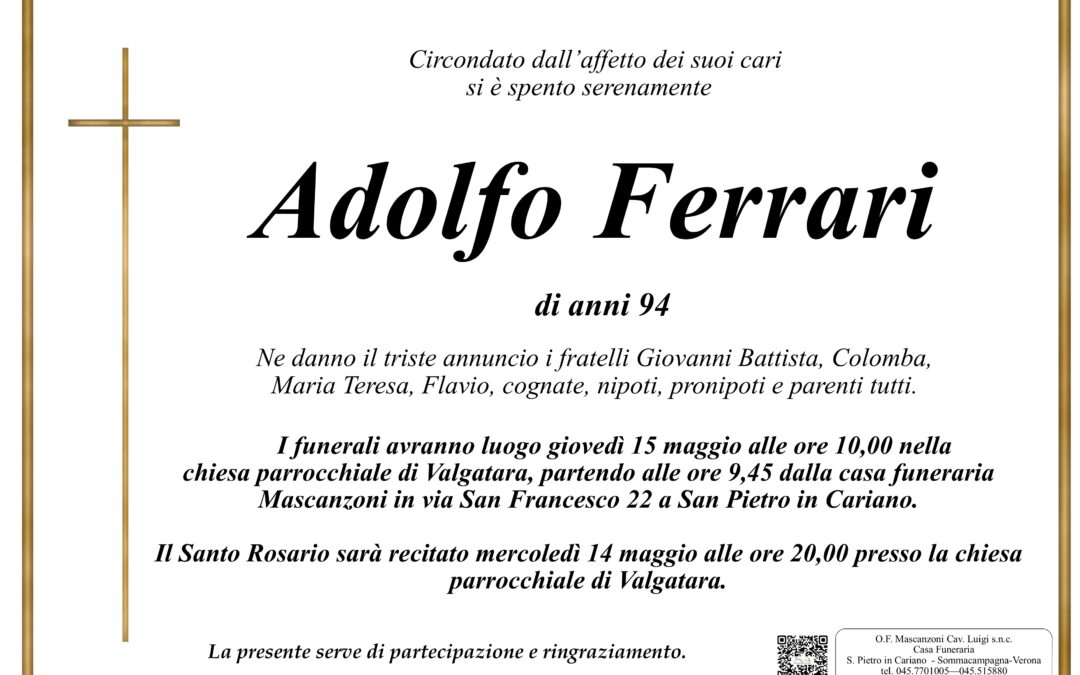 FERRARI ADOLFO