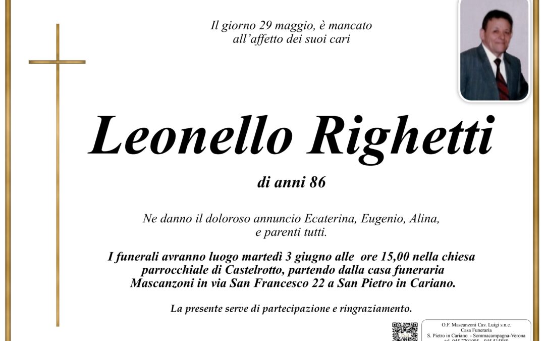 RIGHETTI LEONELLO