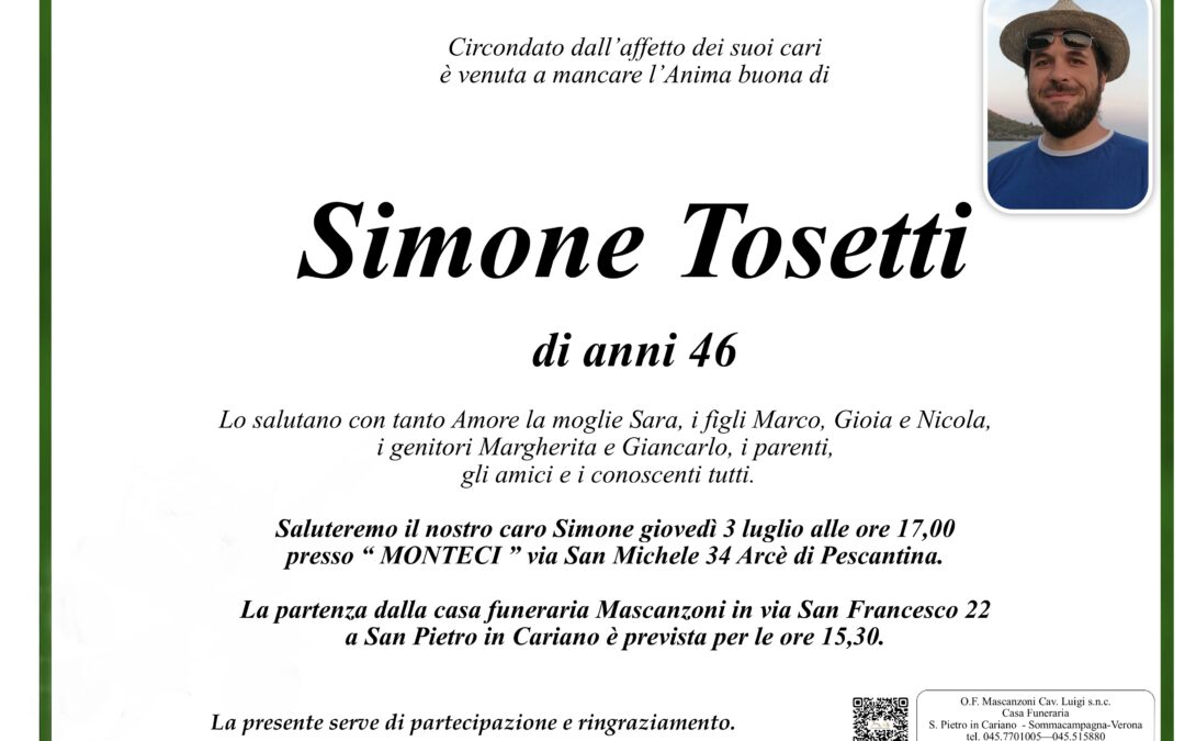 TOSETTI SIMONE