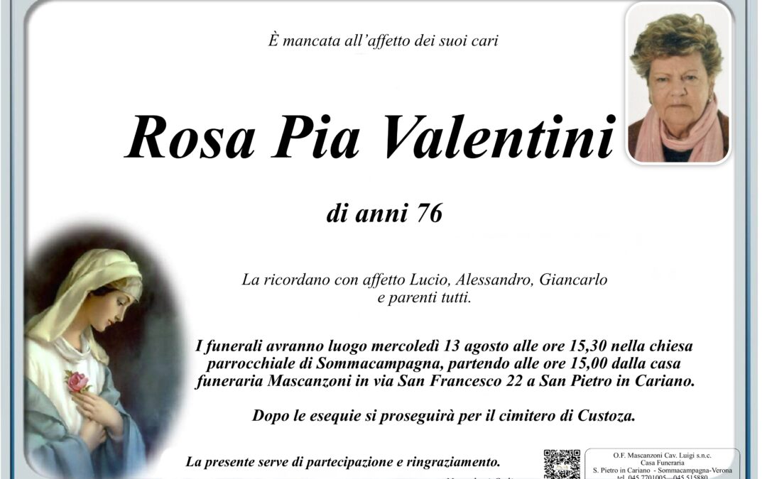VALENTINI ROSA PIA