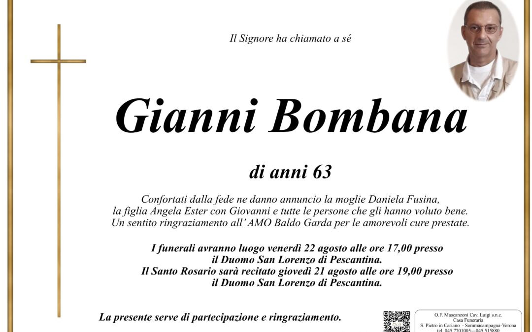 BOMBANA GIANNI