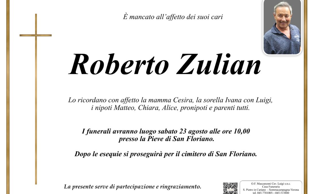 ZULIAN ROBERTO