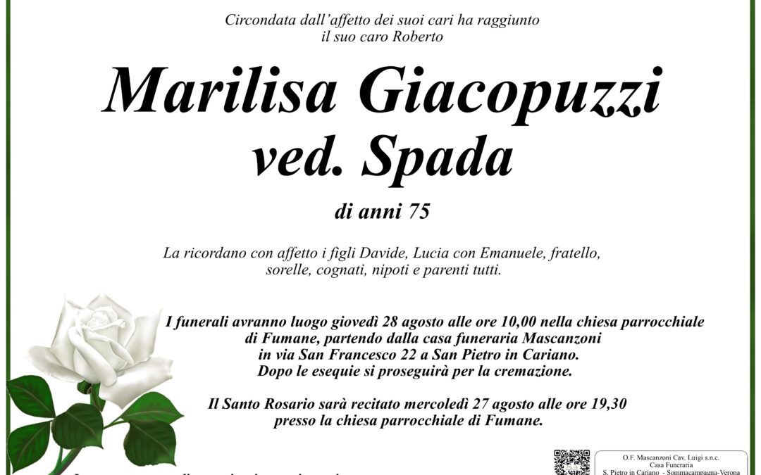 GIACOPUZZI MARILISA VED. SPADA