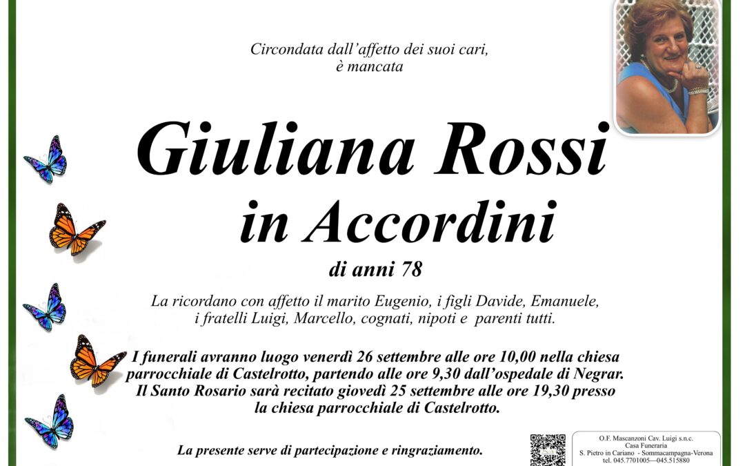 ROSSI GIULIANA IN ACCORDINI