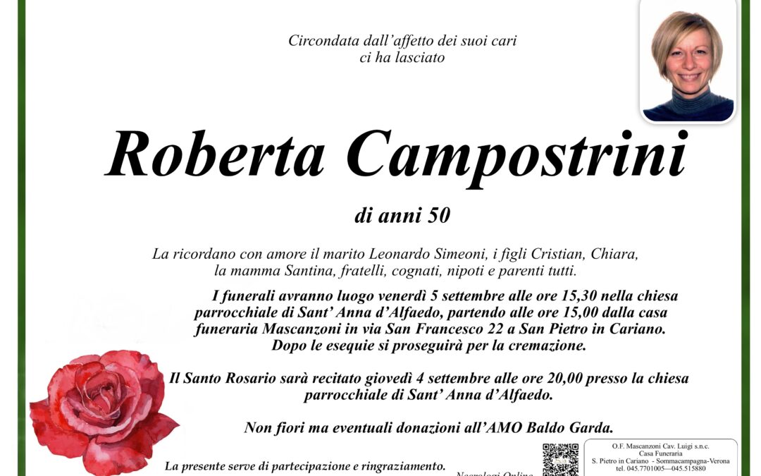 CAMPOSTRINI ROBERTA